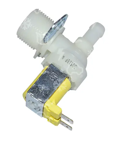 elektroventil 1- cestný, 90°, rohový, vývod 12 mm, 24V, 50-60Hz